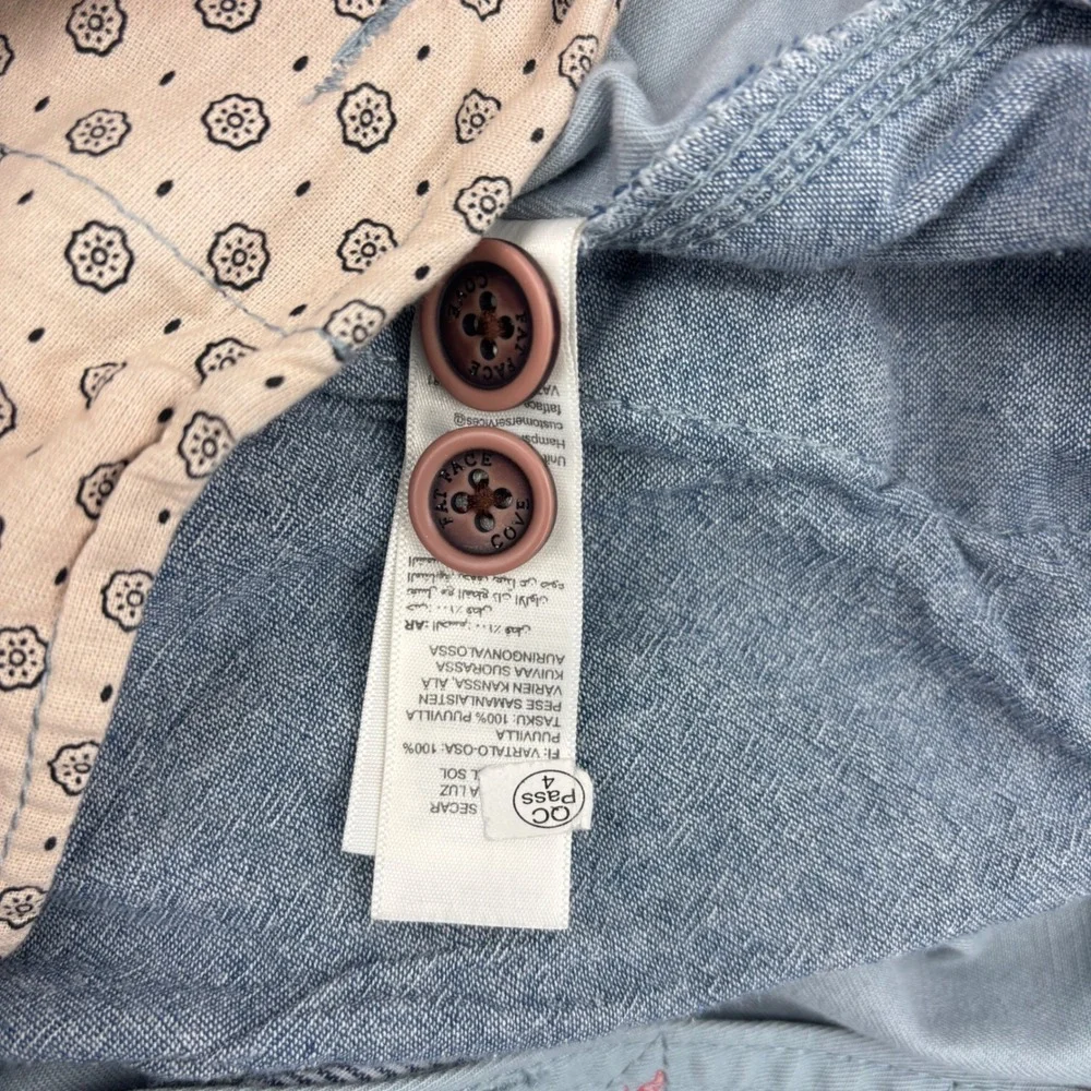FatFace Lobster Print Chino Shorts Mens 36 Light Blue Novelty Cotton Twill